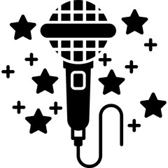 Wall Mural - Microphone Icon