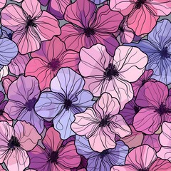  Concept = pattern, seamless, (Flower)