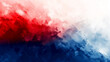 © MCGORIE - Red, blue and white rough painted ink gradient background with blurred edges