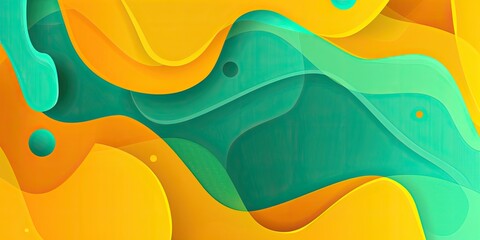 Wall Mural - a image of a colorful abstract background with a wavy design