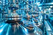 © SUPHANSA - manufacturing process of biopharmaceuticals, highlighting the use of bioreactors and quality control measures