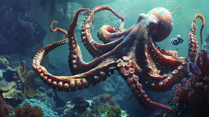 Large octopus 