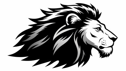 Wall Mural - lion Head and svg file