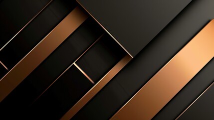 brown black geometric paper layers complex abstract background commercial advertisement banner template