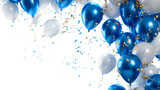 Blue balloons