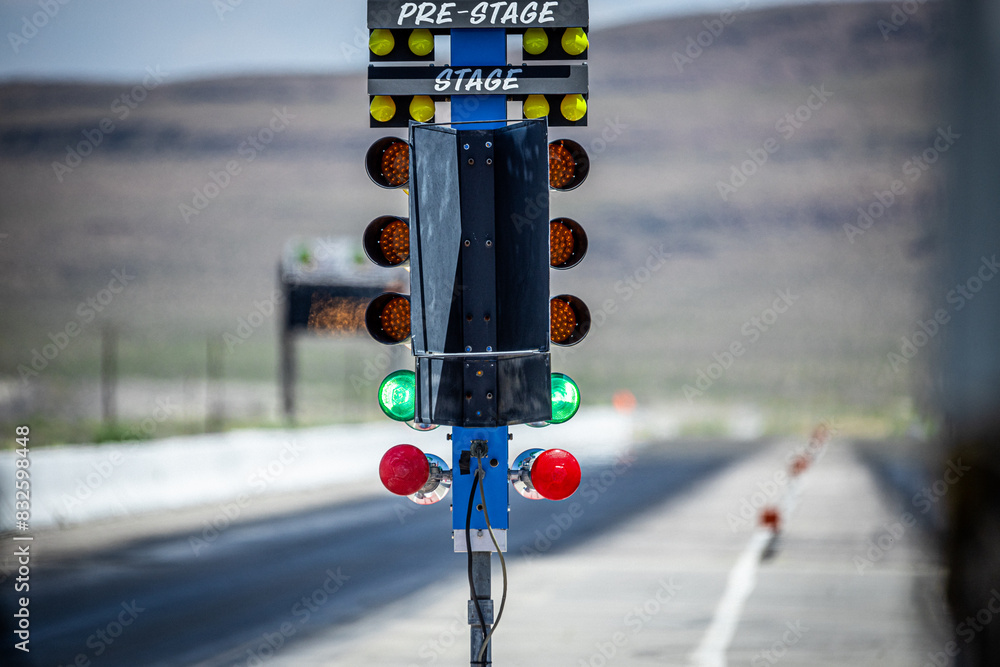 Drag strip lights, starting light, christmas tree, racing lights ...