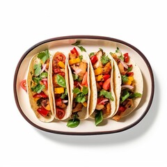 Wall Mural - plate of tacos