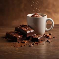 Wall Mural - World Chocolate Day background