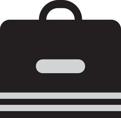Wall Mural - Business Briefcase Icon Vector