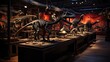 © Tayyab - Prehistoric Dinosaur Exhibition: Skeletons posed in a natural history museum setting, informative plaques.