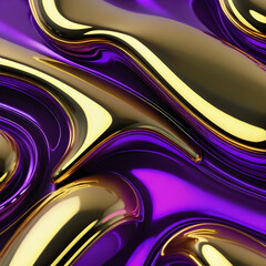 Wall Mural - a purple background with a gold design 