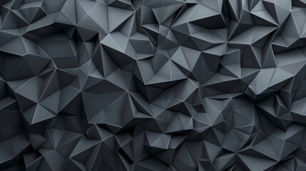 Abstract geometric black polygonal background