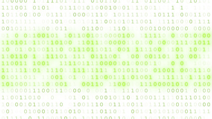 Binary code, background from ones and zeros, transparent background