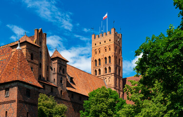 Wall Mural - Malbork Castle, capital of the Teutonic Order in Poland