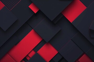 abstract geometric vector background design sleek black and red modern graphic art