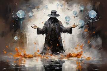 Wall Mural - a quick-witted and resourceful trickster, outsmarting foes with clever schemes and illusions. - gene