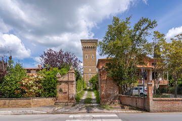 Wall Mural - Pienza Town street view in Tuscany of Italy