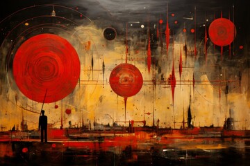Canvas Print - a master of archery, striking distant targets with unparalleled accuracy. - generative ai