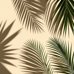 palm leaves background