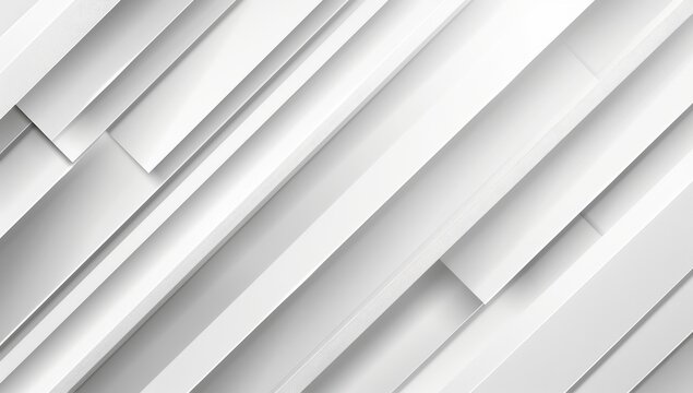 Abstract white background with diagonal lines and light grey color 