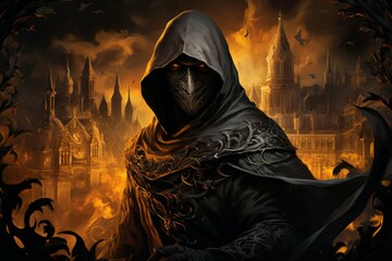 Sticker - a brooding and mysterious assassin, lurking in the shadows and eliminating targets with lethal preci