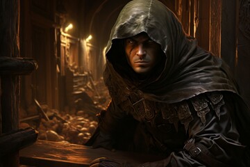 Sticker - a brooding and mysterious assassin, lurking in the shadows and eliminating targets with lethal preci