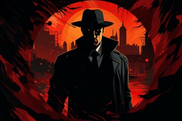 Sticker - a brooding and mysterious assassin, lurking in the shadows and eliminating targets with lethal preci