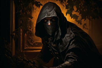Sticker - a brooding and mysterious assassin, lurking in the shadows and eliminating targets with lethal preci