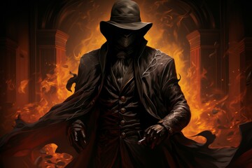 Sticker - a brooding and mysterious assassin, lurking in the shadows and eliminating targets with lethal preci