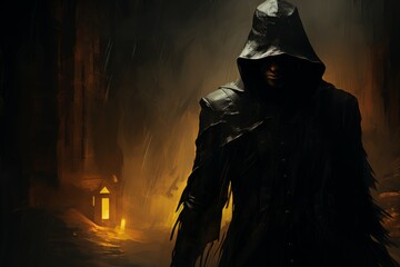 Sticker - a brooding and mysterious assassin, lurking in the shadows and eliminating targets with lethal preci