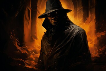 Sticker - a brooding and mysterious assassin, lurking in the shadows and eliminating targets with lethal preci