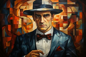 Canvas Print - A charismatic and influential diplomat, skilled in negotiation and resolving conflicts. - Generative AI