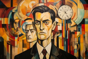 Canvas Print - A charismatic and influential diplomat, skilled in negotiation and resolving conflicts. - Generative AI