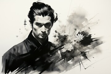 Canvas Print - A charismatic and influential diplomat, skilled in negotiation and resolving conflicts. - Generative AI