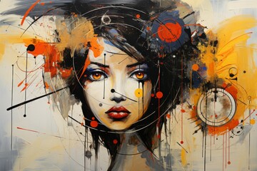 Wall Mural - a wise and revered oracle, gifted with prophetic visions and cosmic insight. - generative ai