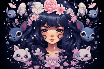 Wall Mural - A skilled and adaptable shape-shifter, assuming different forms to suit various situations. - Generative AI