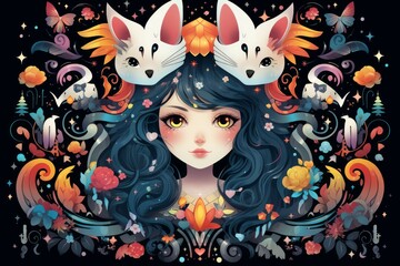 Wall Mural - A skilled and adaptable shape-shifter, assuming different forms to suit various situations. - Generative AI