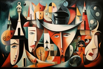 Wall Mural - A skilled and adaptable shape-shifter, assuming different forms to suit various situations. - Generative AI