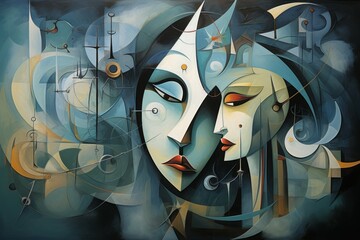 Wall Mural - A skilled and adaptable shape-shifter, assuming different forms to suit various situations. - Generative AI