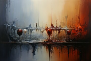 Wall Mural - A skilled and adaptable shape-shifter, assuming different forms to suit various situations. - Generative AI