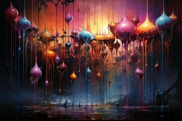 Wall Mural - A skilled and adaptable shape-shifter, assuming different forms to suit various situations. - Generative AI