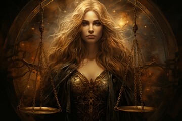 Wall Mural - A virtuous and steadfast paladin, upholding justice and combating evil with unwavering resolve. - Generative AI