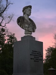 Wall Mural - Statue of Franz, emperor of Austria from 1804, Laxenburg