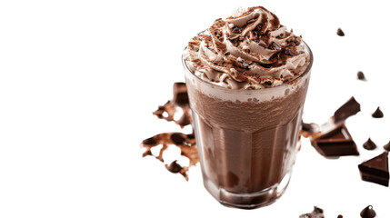 Canvas Print - Chocolate milk shake 