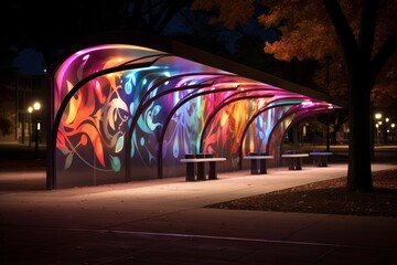 Wall Mural - Outdoor art installations - Generative AI