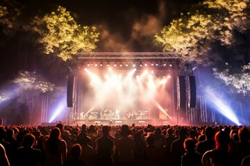 Sticker - Summer concerts in the park - Generative AI