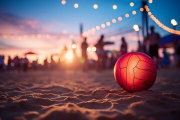 Sticker - Beach volleyball tournaments - Generative AI