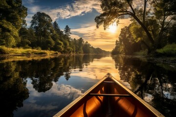 Poster - Summer kayaking - Generative AI