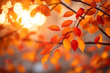 Sticker - Fall foliage - Generative AI