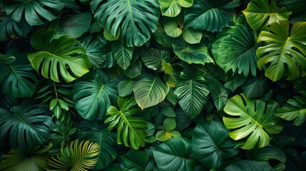 From above, the tropical plants background resembles a lush green carpet, punctuated by bursts of vibrant flowers and verdant foliage.